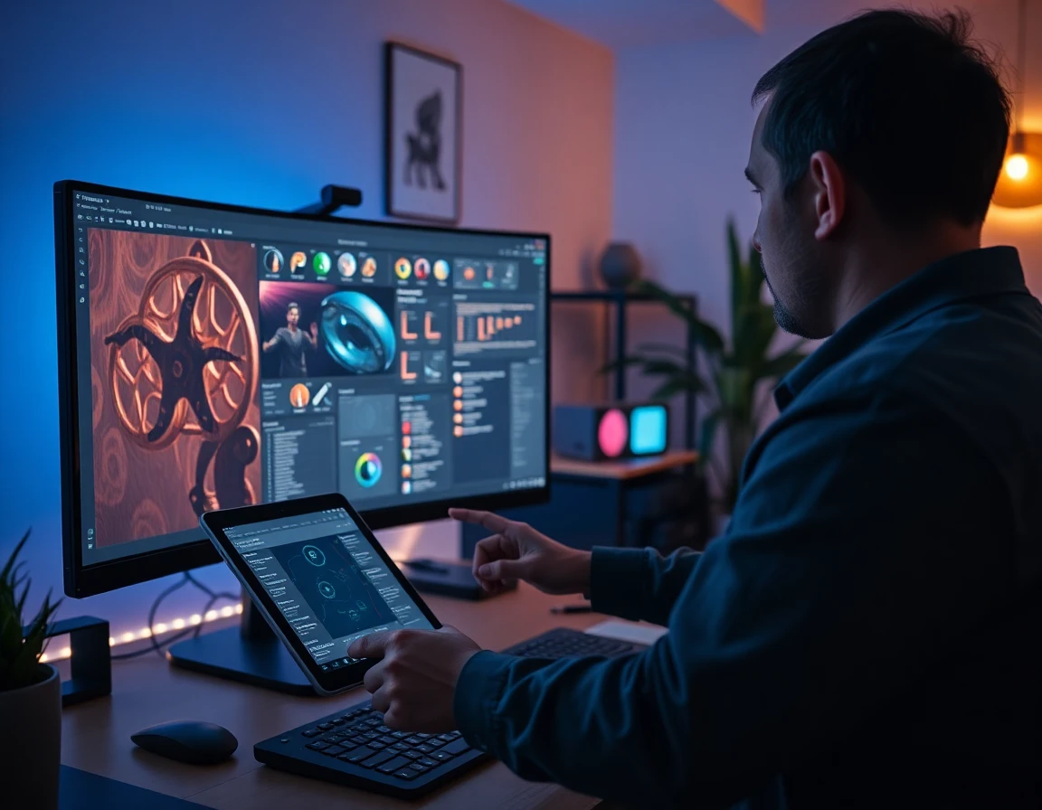 User demonstrating advanced Insightfulmagazine com features on desktop and tablet