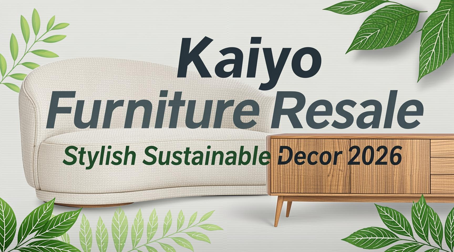 Kaiyo Furniture Resale
